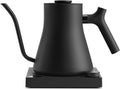 Gooseneck Electric Kettle, Brew Timer, 0.9 Liter | To-the-Degree Temp Control, Color LCD, Temp Hold, Stainless Steel, for Pour-Over Coffee & Tea, Quick Heating