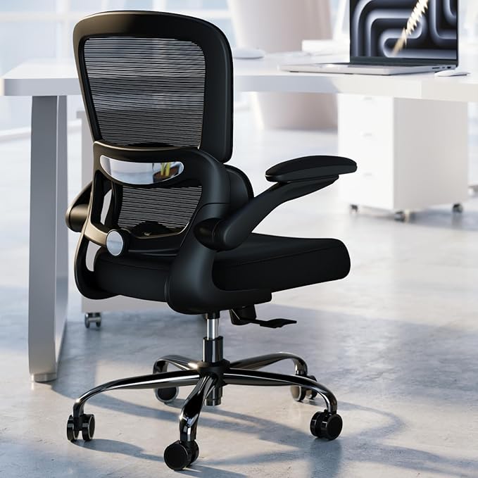 Office Chair - Ergonomic Desk Chair with Adjustable Lumbar Support, Mesh Computer Chair, Executive Chair for Home Office Comfortable Lumbar Support