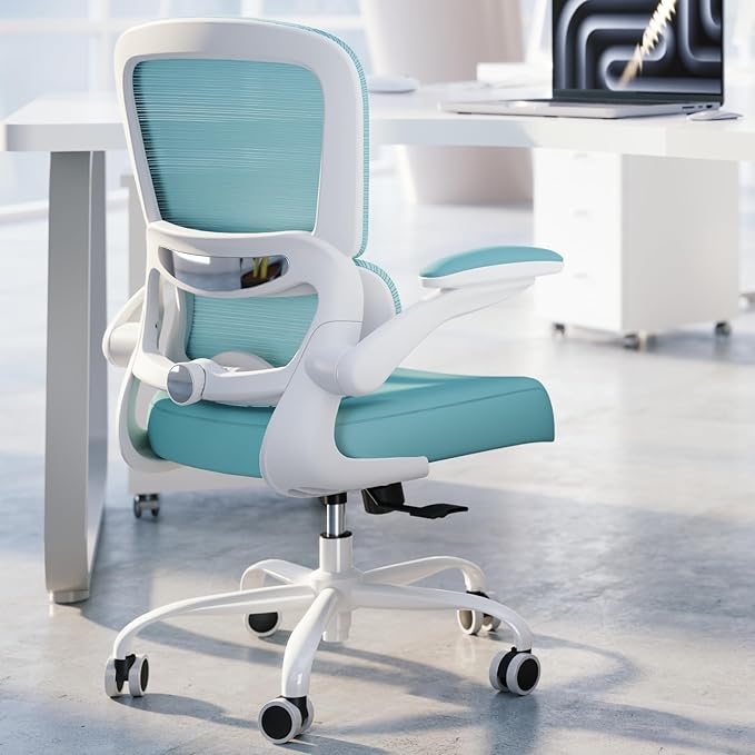 Office Chair - Ergonomic Desk Chair with Adjustable Lumbar Support, Mesh Computer Chair, Executive Chair for Home Office Comfortable Lumbar Support