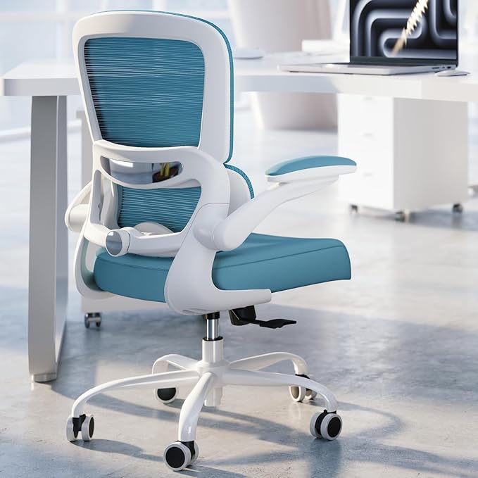 Office Chair - Ergonomic Desk Chair with Adjustable Lumbar Support, Mesh Computer Chair, Executive Chair for Home Office Comfortable Lumbar Support